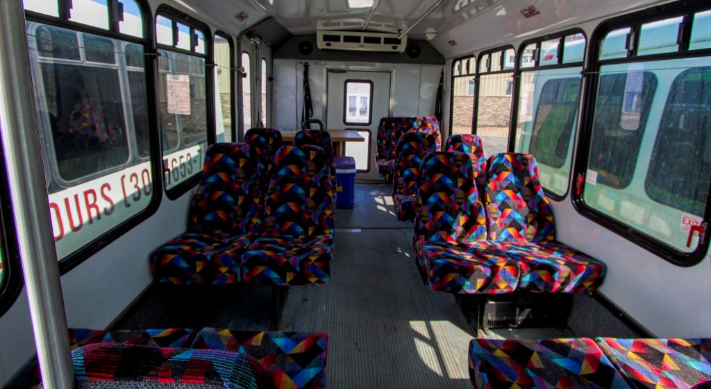 Inside the bus GTT